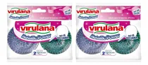 Comprar Kit 4 Esponjas Acero Metallic Power Virulana 261 Limpieza