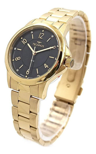 Relógio Technos Inoxidável Feminino Dourado 2035mtp/k1p