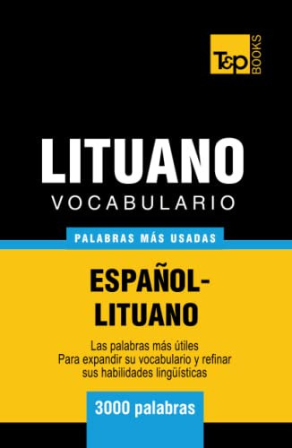 Vocabulario Español-lituano - 3000 Palabras Mas Usadas -s 