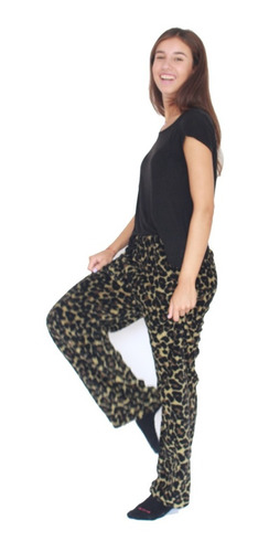 Imagen 2 de 9 de Pijama Pantalón Corderito De Mujer Super Suave