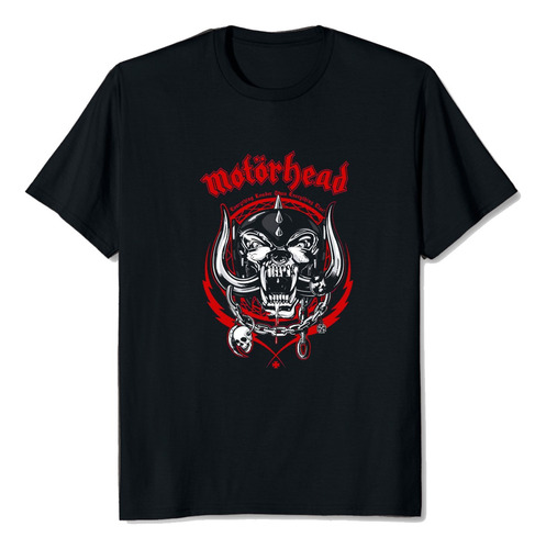 Remera Algodón Motörhead - Rock - Metal -