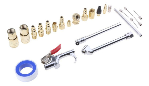 Q Kit De Herramienta De Manguera Del Compresor De Aire 24pcs