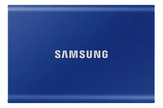 Disco sólido externo Samsung T7 MU-PC500 500GB azul