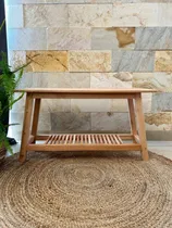 Comprar Banco Pie De Cama Envarillado Eucalipto Madera Maciza C\u002Flaca Satinado Eucalipto