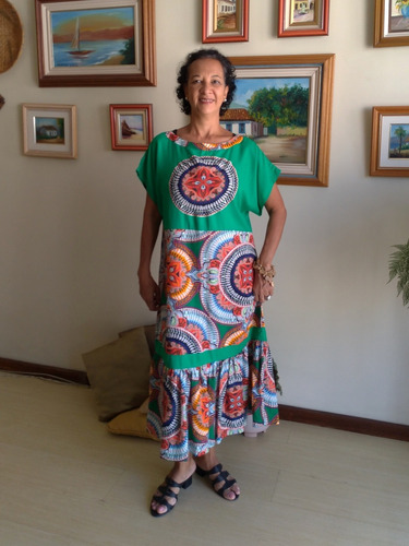 Vestido Feminino Médio Tecido Nara