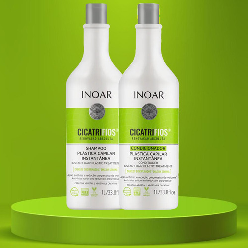 Kit Inoar Cicatrifios Shampoo 1l + Condicionador 1l