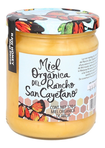 Miel Mantequilla Rancho San Cayetano Orgánica De Abeja 570gr