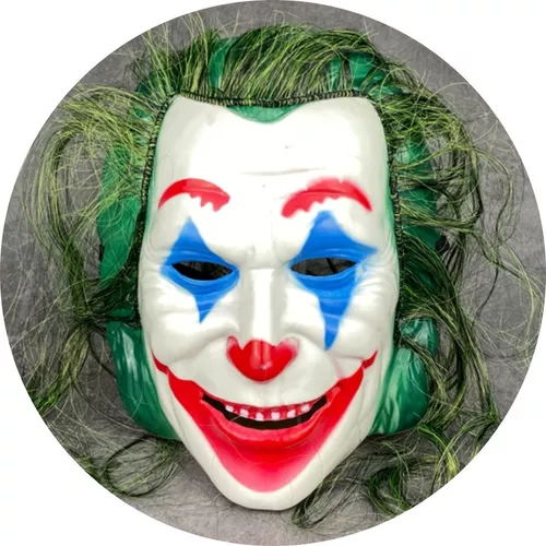 Adereços de Halloween, máscaras de palhaço, adereços de desempenho,  paródias de terror assustador, rostos assustadores, capôs, casas  assombradas (1 laranja) Moda