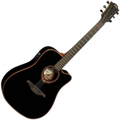 Guitarra Electro Acustica Lag Tramonte T100dce Black