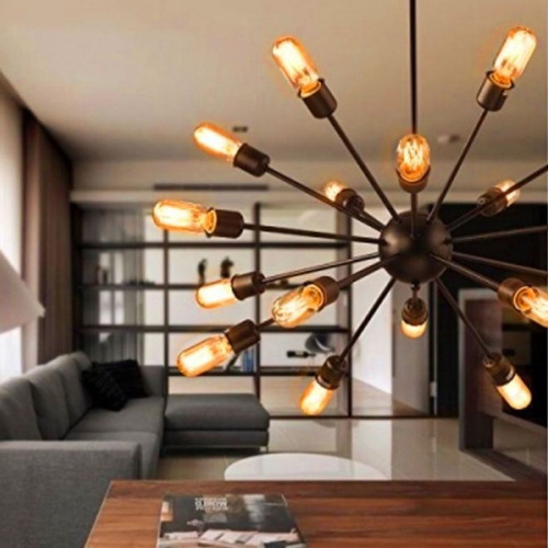 Lampara Colgante Explosion Diseño Moderno 18 Luces E27