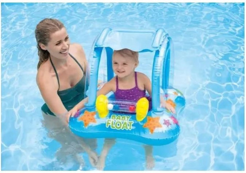 Flotador Salvavidas Inflable Para Bebé Kiddie Intex 81x66 Cm