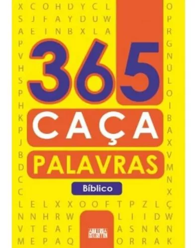 Livro 365 Caça Palavras Jogo Educativo Nível Fácil Difícil