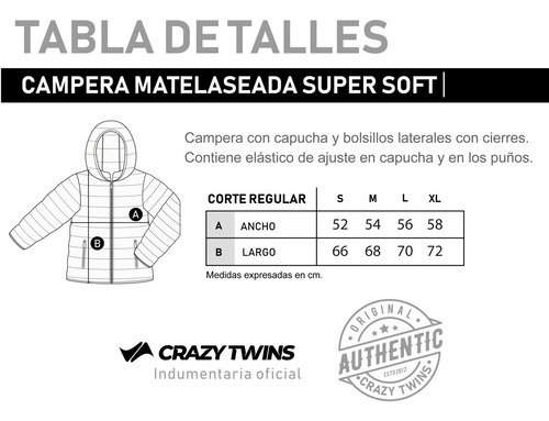 Imagen 5 de 5 de Campera Inflable Oficial Agustin Canapino Tc 2022
