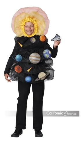 Trajes De California, Traje Del Sistema Solar, Niño, Multi,
