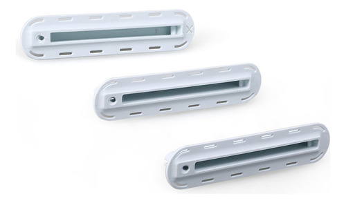 Juego De 3 Tapones Con Forma De Triple Aleta, Base, Tornillo