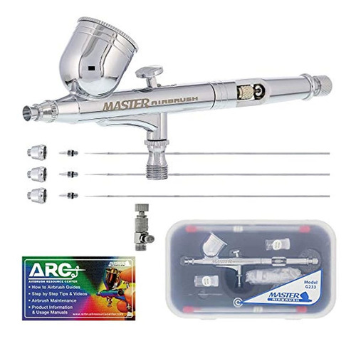 Set Profesional Master Airbrush G233, Set De Aerógrafo De Pr