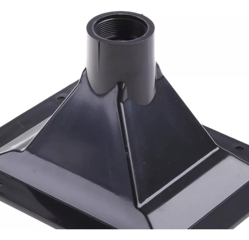 Imagen 4 de 6 de Trompeta Difusor Plástico Cuadrado Para Driver Rosca 1