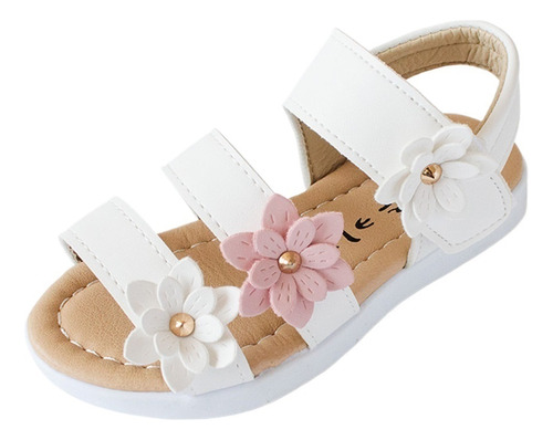 * Sandalias De Verano For Niños Con Flores Grandes For Niñas