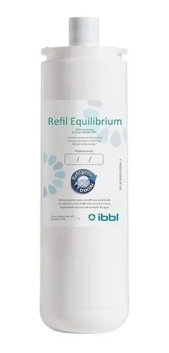 Refil Filtro Ibbl Equilibrium Para Purificador Fr600, Evolux Cor Branco