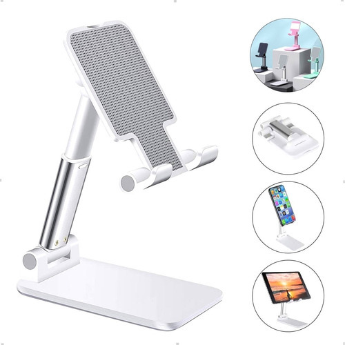 Suporte Universal De Celular Tablet Mesa Escritório Portátil