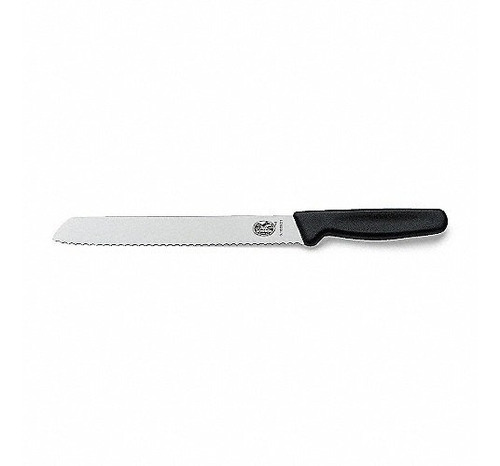 Imagen 2 de 4 de Cuchillo Dentado Para Pan 8 Victorinox M/negro 5.1633.21b