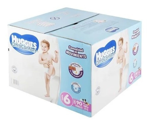 Pañales Etapa 3 Huggies Ultra Confort Niña Nino 90 Pzas Msi | Meses sin  intereses