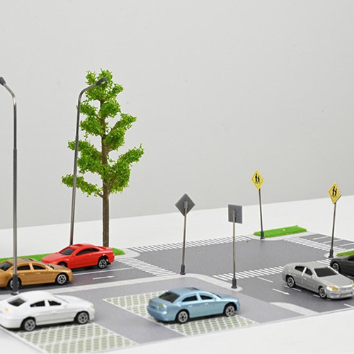 Kits De Escenografía A Escala Ho Para Estacionamiento, Con