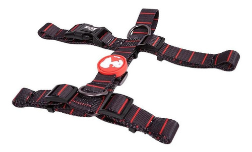 Coleira Peitoral Para Cachorro Pet Snoopy Black Red G