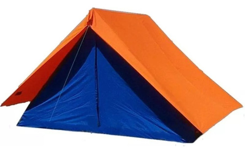 Carpa Canadiense Para 4 Personas 100% Lona. Primera Calidad. Azul (Usado)
