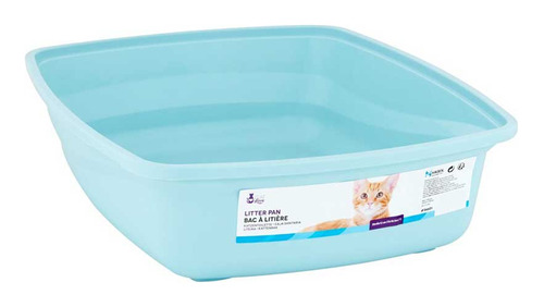  Arenero Para Gatos Cat Love Baño Abierto Celeste