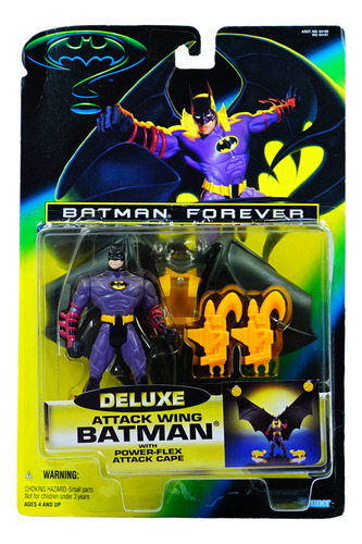Kenner Dc Batman Forever Deluxe Attack Wing Cape 1995