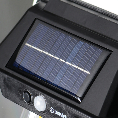 Luminária Solar 2 Lâmpadas Luz Led Arandela Sensor Presença