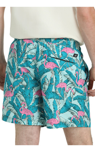 Traje De Baño Hombre Regular Fit Flamingo Jungle Dockers