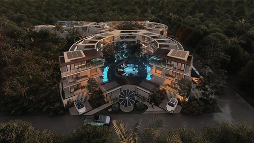 Imagen 5 de 12 de Venta De Lujoso Departamento En Tulum - Central Park Rios