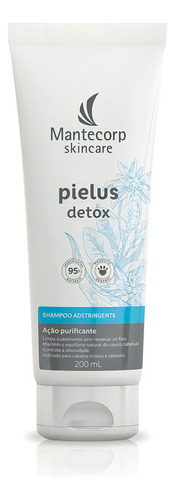 Shampoo Adstringente Pielus Detox 200ml Mantecorp