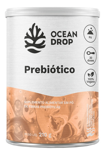 Prebiótico Ocean Drop 210g Sabor Sem sabor