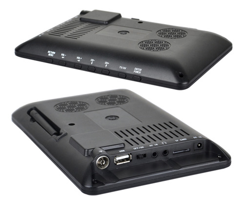 Tv Portátil De 9 Pulgadas Con Decodificador Isdb-t Atsc Dvbt