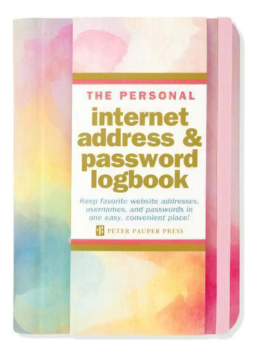 Internet Log Bk Watercolor Sunset, De Inc Peter Pauper Press. Editorial Peter Pauper Press En Inglés