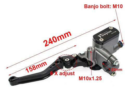 Kit De Bombas De Frenos De Embrague Hidráulico Para Moto
