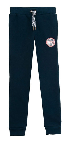 Pantalón Babucha Algodón Niño Wanama Terry Azul