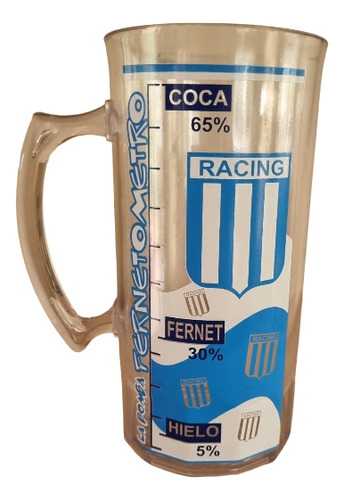 Vaso Fernetero De Acrílico 2lts - Fútbol 