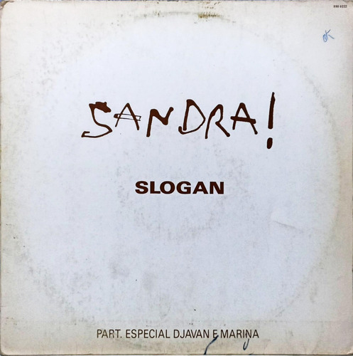 Sandra De Sá Lp Single 1990 Slogan Djavan Marina Lima 3977