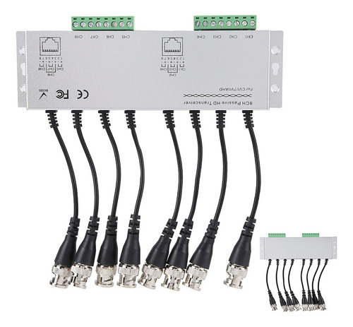 Cc Novo Adaptador Transceptor De Vídeo Balun De Cftv De 8