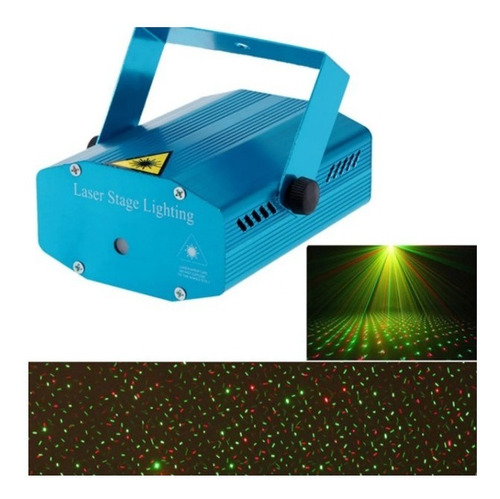 Mini Proyector Láser Efecto De Iluminación Led Rojo Y Verde