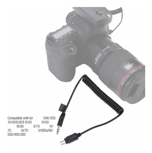 2.5-DC2 Topiky Cable de liberación del Obturador de la cámara N3 Control Remoto del Obturador de la cámara Cable de conexión Cable para Nikon D750 D600 D610 D7100 D90 D5000 D5100 D500 