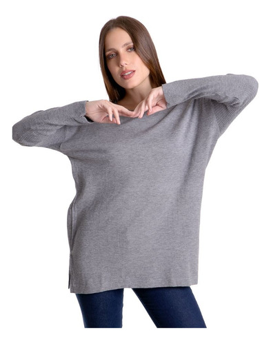 Maxi Sweater Clásic Mujer Por Unidad