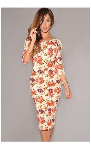 Sexy Vestido Negro Estampado Flores Moderno Elegante 6559 | Meses sin intereses Sexy Vestido Negro Estampado Flores Moderno Elegante 6559 | Meses sin intereses