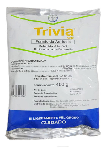 Trivia 400gr Fungicida Bayer