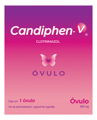 Candiphen-v Óvulos 500 Mg, 1 Óvulo