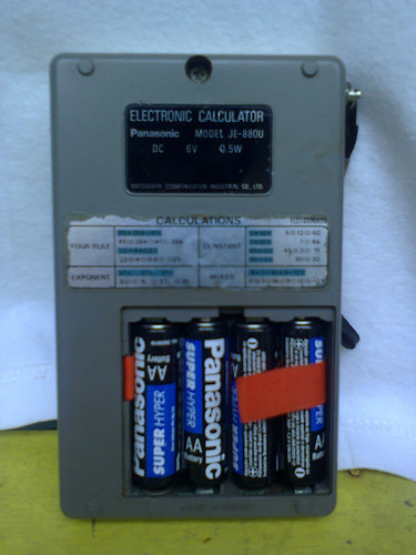 Calculadora Vintage Panasonic Je-880u - Déc. 70 (veja Vídeo)